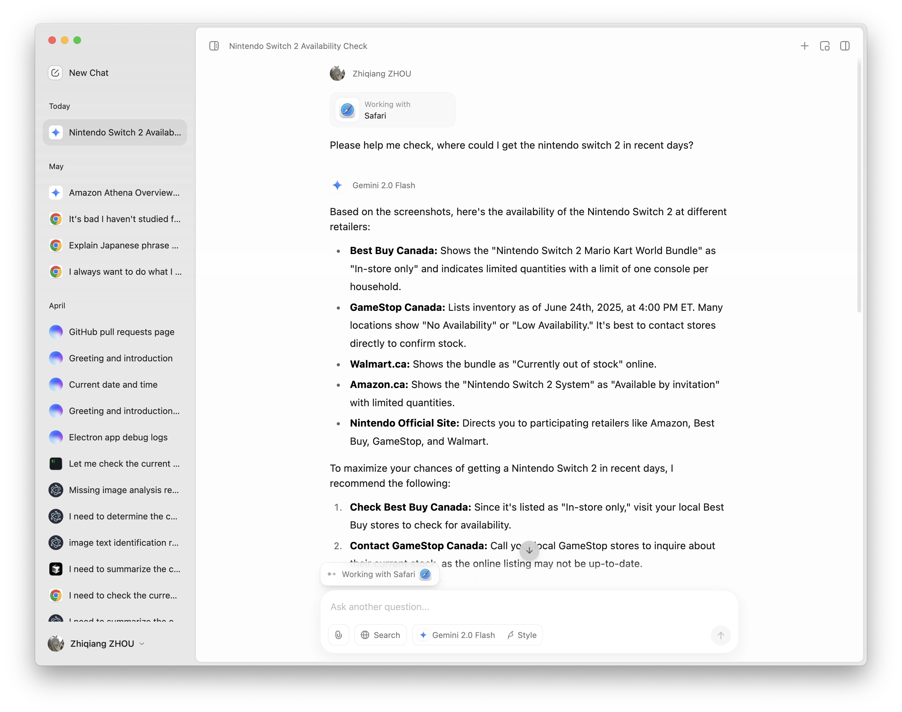 AI-powered retailer analysis